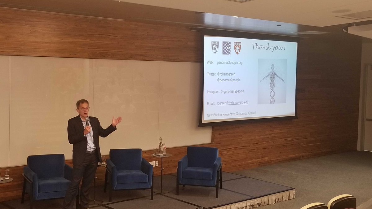 Thank you for joining us in learning about accelerating #preventivegenomics with our co-founder Robert Green, MD, MPH at the PMLS Conference ((@JournPrecMed). Partner with Genome Medical today hubs.ly/H0lj07z0

#PrecisionMedicine #PMLS2019 #Genetics