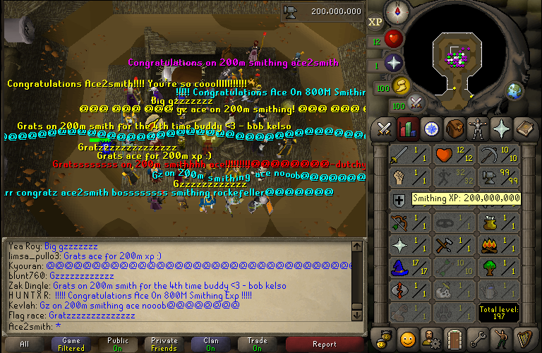 Ace2coolRs's tweet photo. 4th Account to 200M Smithing has been completed!!! https://t.co/tVuDoJynW3