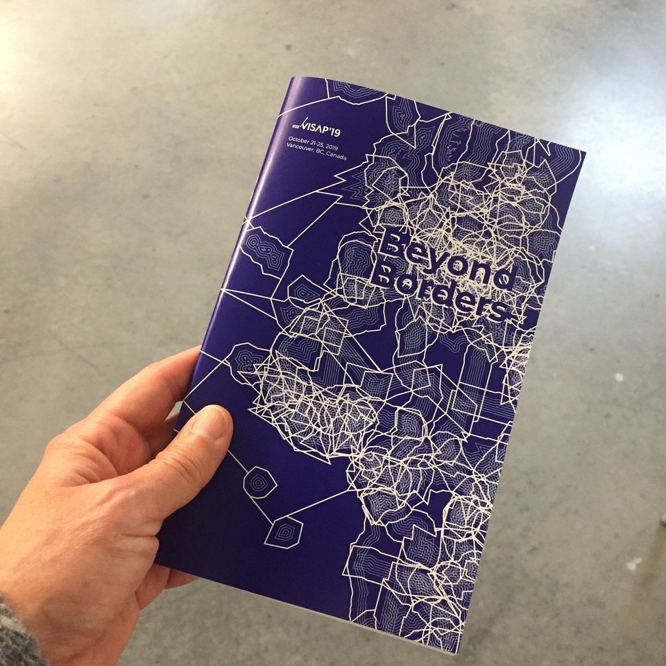 visapnet's tweet photo. Hot off the press! Grab your copy of the catalogue with details on all the exciting exhibits and demos at the VISAP'19 opening @ieeevis. #ieeevis https://t.co/am4FPUAhsz https://t.co/osag2UI7RF