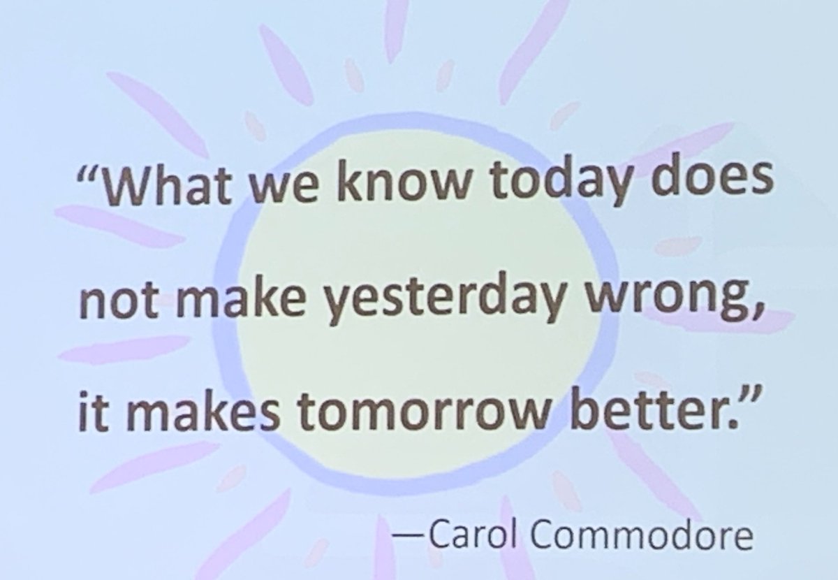 thinkbigmuch's tweet photo. Truth. We make the best decisions we can with what we know at the time. #leadingforlearning #cesa10 https://t.co/hUI7IwfC0e