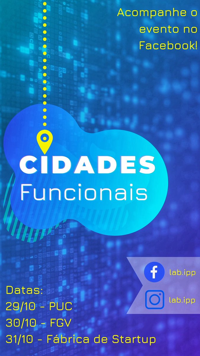 redelabipp's tweet image. Você quer entender melhor os problemas da sua cidade? 
Quer conhecer as principais inovações em políticas públicas?  

Se a resposta for “Sim!”, o evento #CidadesFuncionais é o lugar para você.
Link do evento: facebook.com/events/4926474…
Link de inscrição: forms.gle/g3tpe1yTicZo86…