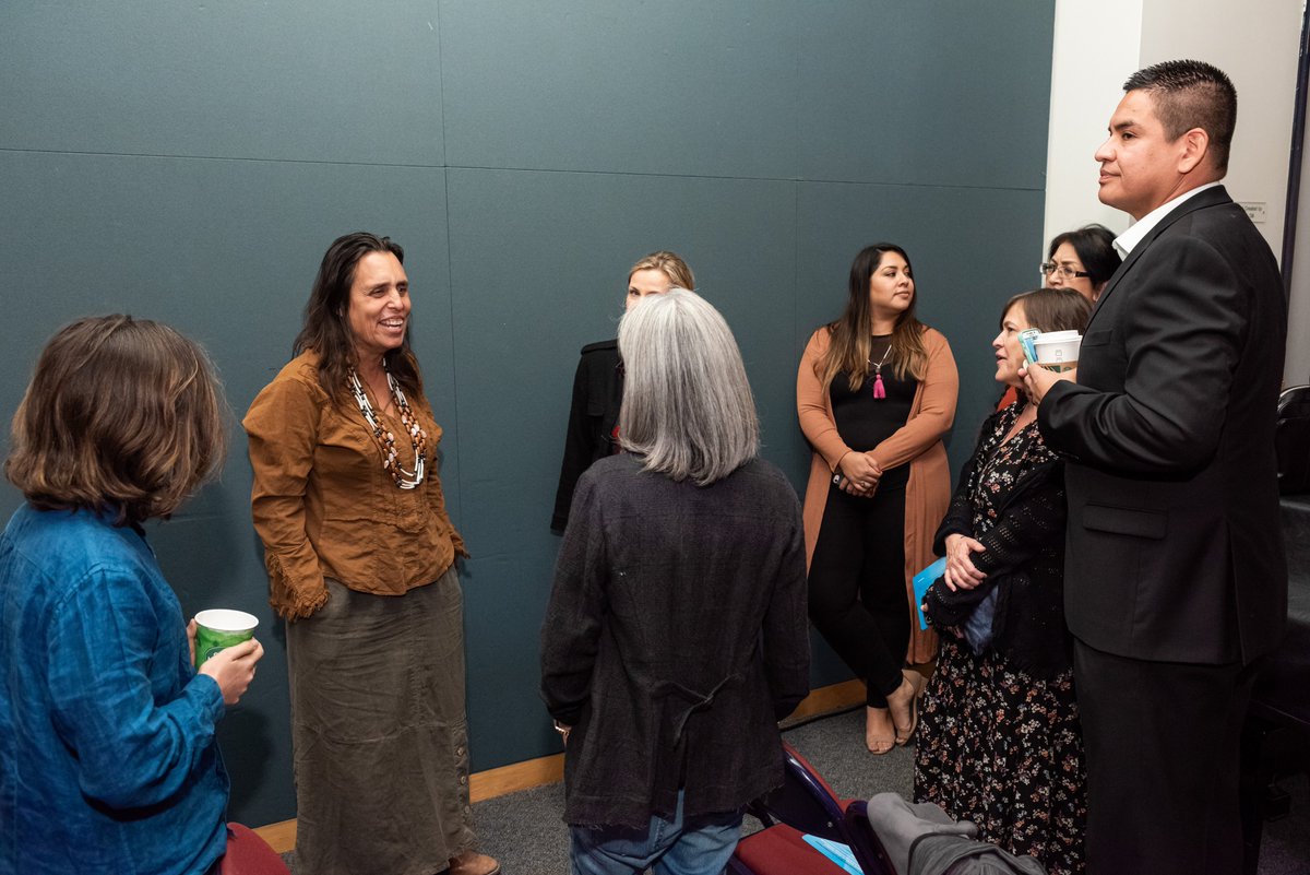 Our Monday night event with <a href="/WinonaLaduke/">WinonaLaDuke</a> was a celebratory moment to highlight Indigenous Peoples' Day! With over 450 RSVPs, we would like to thank everyone who celebrated this day with us. Here's a quick snapshot of Monday night.
📸: Chris Flynn Photography
