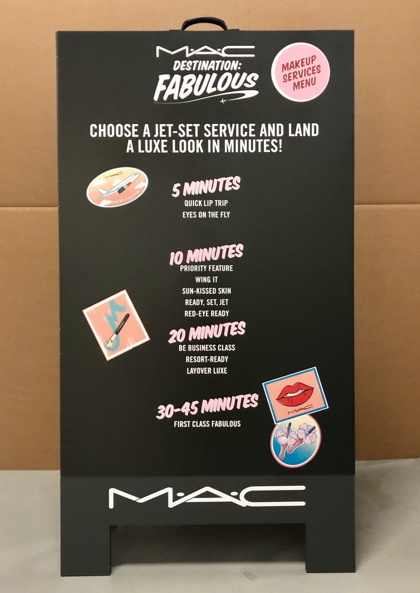 OmegaHIPS's tweet image. Magnetic message boards for @MACCosmetics 💄 #PrintMarketing #PrintAdvertising #PrintSignage