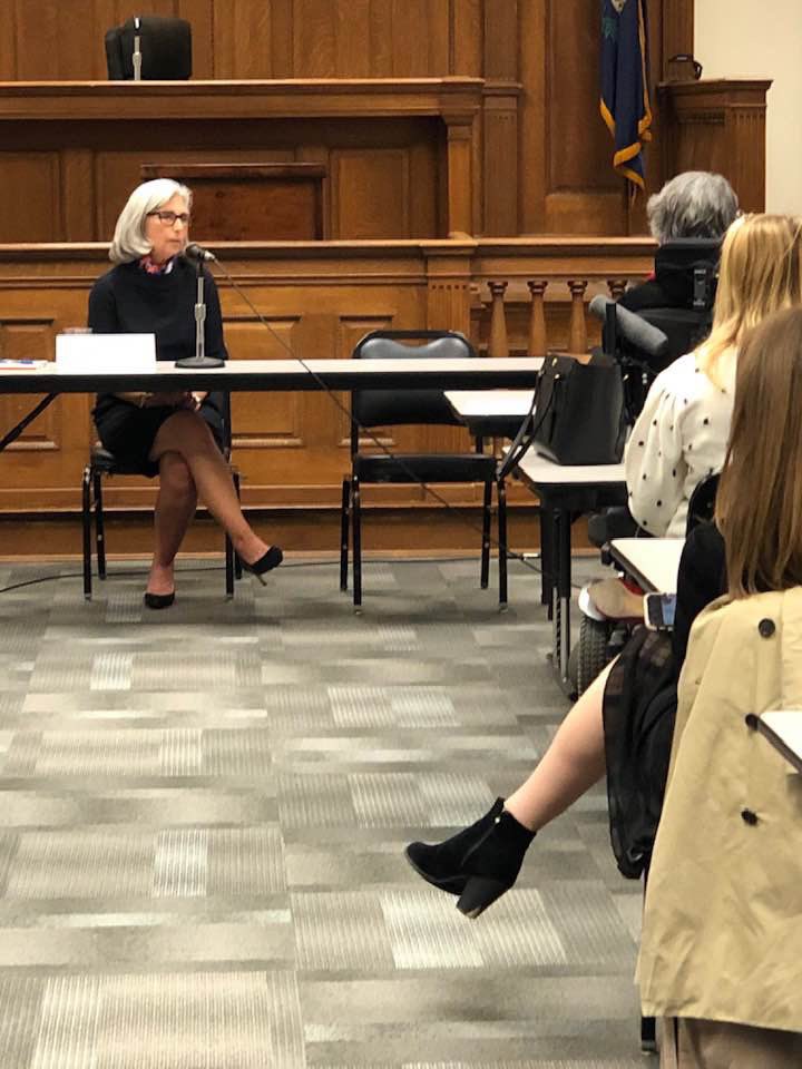 juliegoodman0's tweet photo. Thank you to the FCBA Women’s Law Association for holding a Judicial Forum today and thank you for still letting me speak to everyone who attended even though my opponent cancelled at the last minute. #Goodman4Circuit https://t.co/b5TnW2j1Lt
