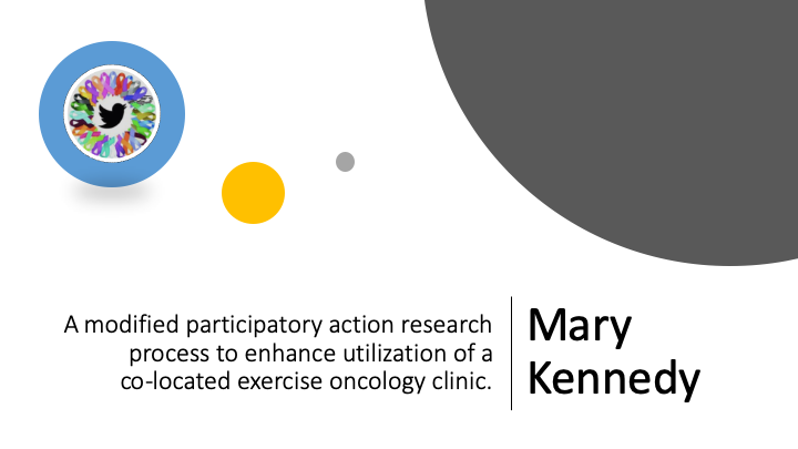 ExOnc TC (@exonctc) on Twitter photo 🚨 #ExOncTC Presentation 55 🚨
Mary Kennedy (<a href="/MaryAKennedy1/">Mary A Kennedy</a> )
"A modified participatory action research process to enhance utilization of a co-located exercise oncology clinic" 🚨 #ExOncTC Presentation 55 🚨
Mary Kennedy (<a href="/MaryAKennedy1/">Mary A Kennedy</a> )
"A modified participatory action research process to enhance utilization of a co-located exercise oncology clinic"