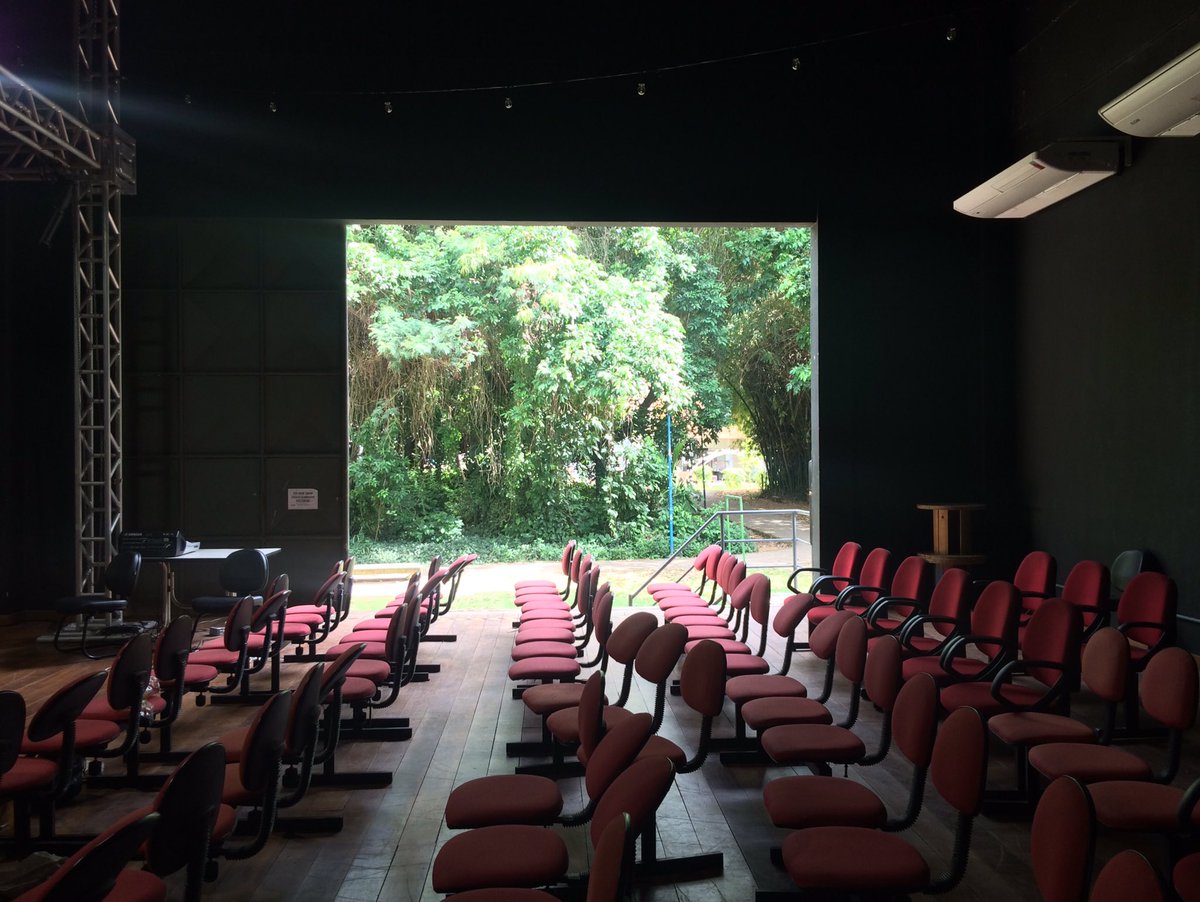 Why are there not more theatres in Europe with massive doors that just open out on to the forest? Only want to work in them from now on.