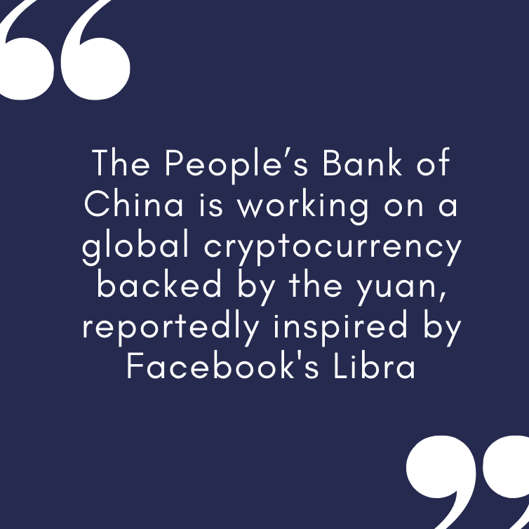 OfficialOrnus's tweet photo. China races to launch its own global cryptocurrency alongside Facebook's Libra 

#cryptocurrency #cryptotrading #cryptomining #cryptolife #cryptoworld #cryptoinvestor #bitcoin #bitcoinnews #cryptonews #bitcoinmining #bitcoinexchange #investing #sharecrypto #crytocurrencytips https://t.co/WCY7Y4DtXF