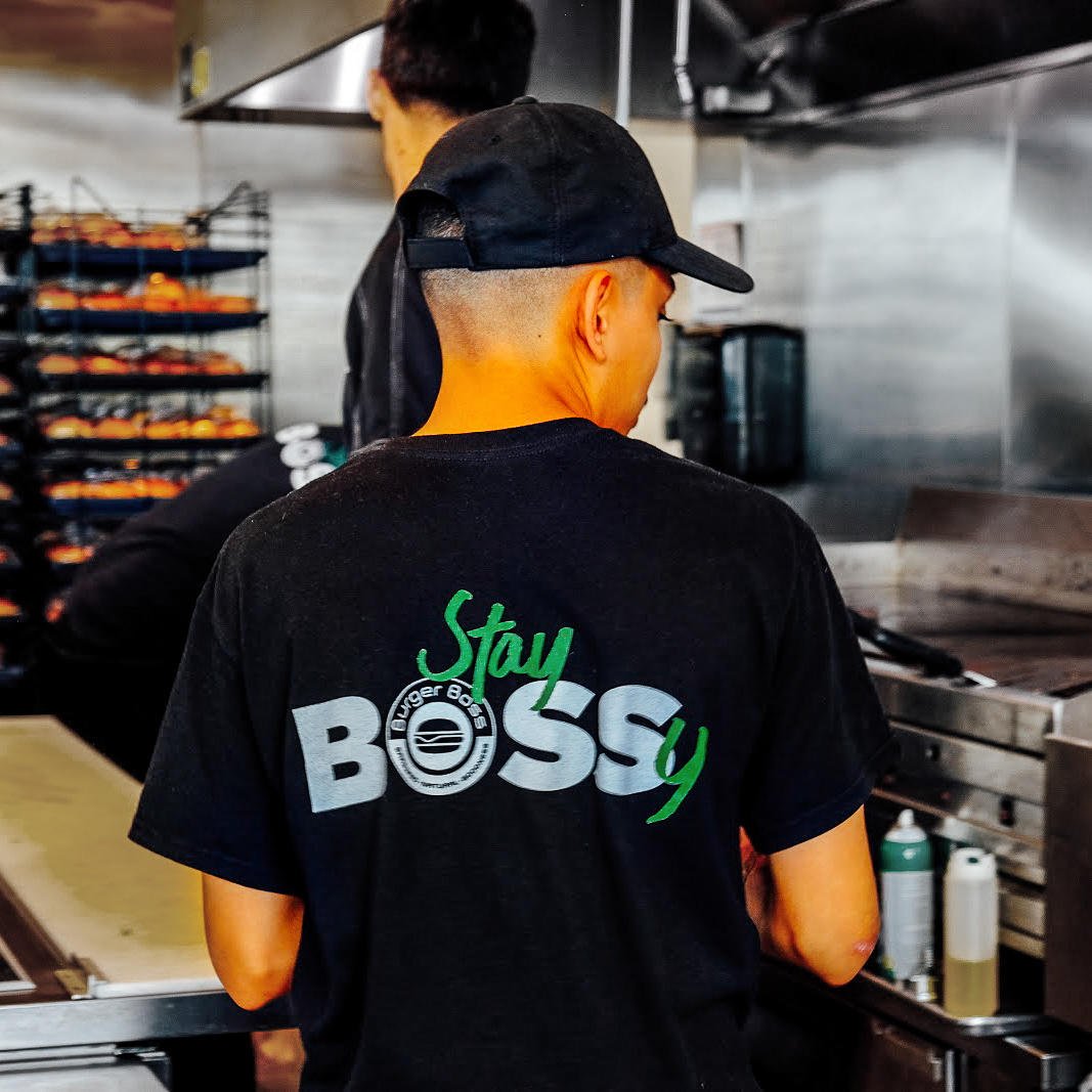 burgerboss's tweet photo. Celebrating #NationalBossesDay at the only place where you're always the boss #StayBossy https://t.co/XcXgHv1oT8