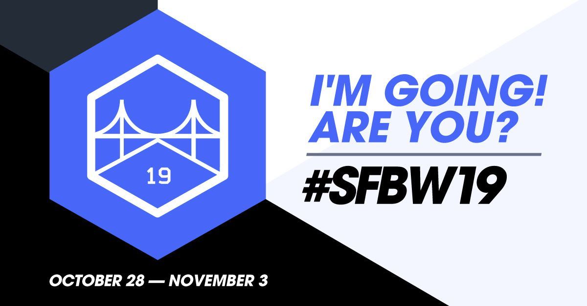 Only 12 days left before SF Blockchain Week begins! You do NOT want to miss this event! Retweet if you're going 😎

Buy tickets now: buff.ly/2MgI8QF #ComeToLearn #ThatSpeakerLineUp