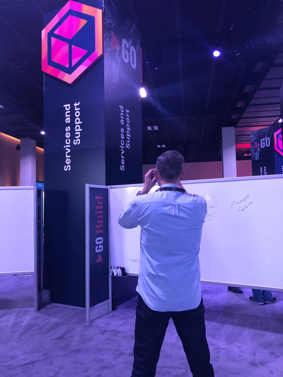 Our #creativedirector Graham Rapsey can't get enough beautiful shots from our newly launched #brand at #CommvaultGO