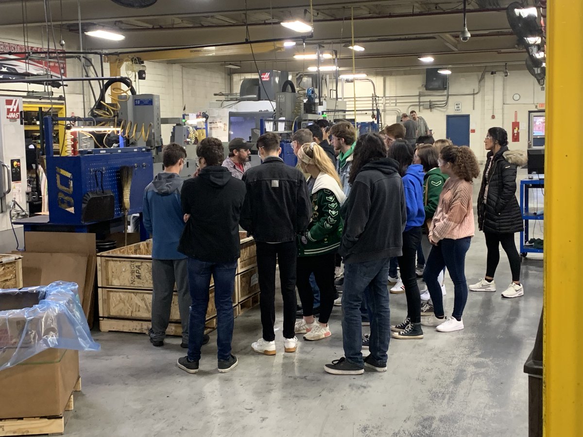 bremencastings's tweet photo. Four rounds of Bremen High School Students visited BCI today for the annual Manufacturing Day 2019. Students learned all aspects of our industry. #mfg2019 #manufacturing #highschool https://t.co/zM0klOSMy6
