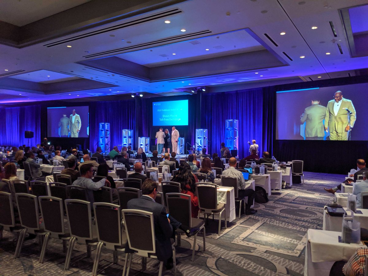 tollfreexchg's tweet image. Congrats! #TFUS19 Toll-Free Trailblazer Award winner!