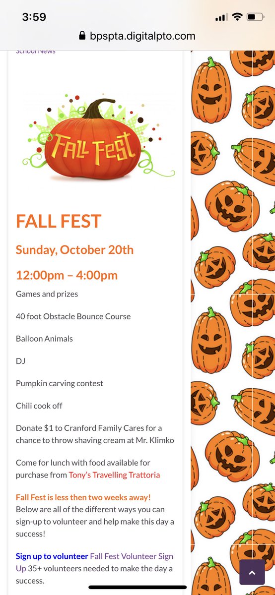 t’s going to be a great weekend. Our season ends Nov 7but we have 3 great public events this weekend Friday in the Cranford industrial park for lunch, Saturday in Scotch Plains at the harvest fest and Sunday in Cranford at brookside Pl school harvest fest. 
ALL 3 OPEN TO PUBLIC
#