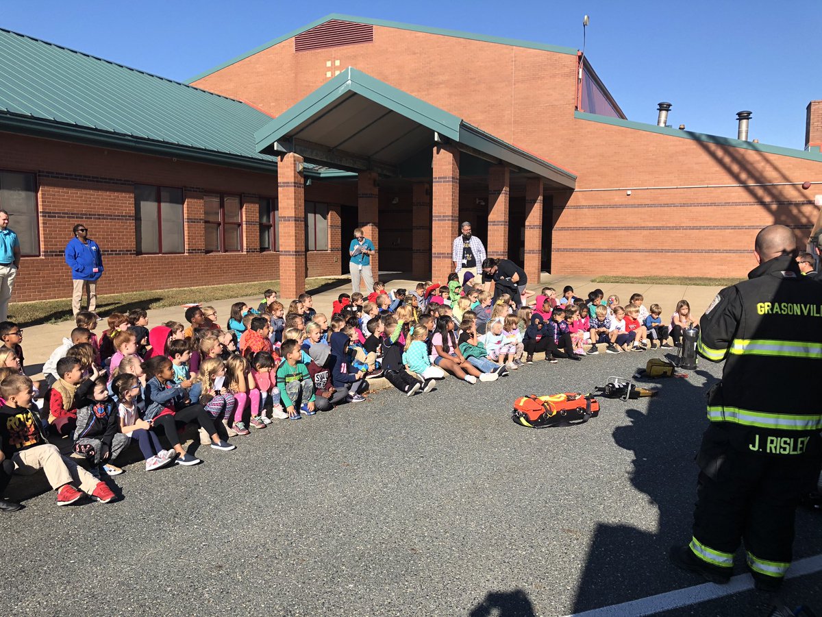Grasonville VFD on Twitter "Fire Prevention At Grasonville Elementary