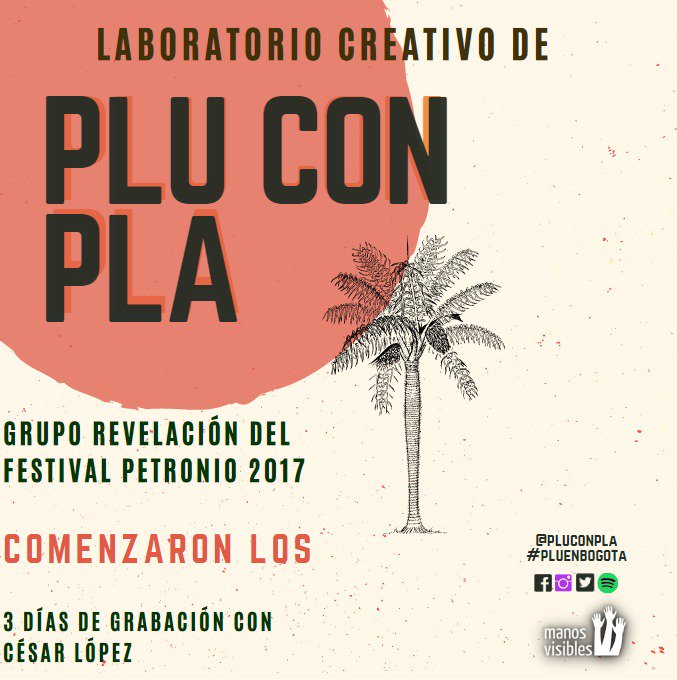 ManosVisibles's tweet photo. #DeMingaLab Continúa la experiencia en estudio de la agrupación @pluconpla en compañía de nuestro tutor @cesarlopez1, acompañamiento que hace parte de nuestro Laboratorio Creativo. ¿Cuál será el fruto de esta unión? Síguela en #PoderPacíficoMusical. Gracias a @OpenSociety https://t.co/r28goKUbVw