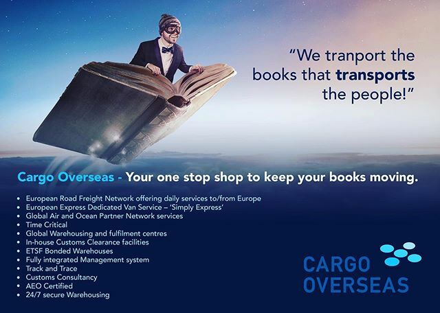 DG_VisualMedia's tweet photo. Last week Cargo Overseas briefed DG to design a flyer aimed at potential clients attending Frankfurter buchmesse, (a book trade show) this week... this is our response 👆🏻 @buchmesse #fbm19 #printedmedia #marketing #cargo #freight #transport #haulage https://t.co/nAllfYw4ma https://t.co/W5HJbl4iE3