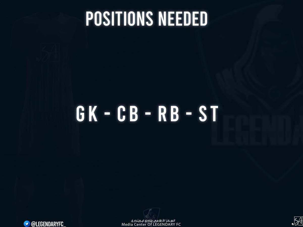 محتاجين المراكز التاليه :
GK 87+
CB 87+
RB 87+
ST 87+

الشروط:
الالتزام مع النادي في جميع البطولات
اتصال ممتاز 
خبره فالمركز 

<a href="/VFU_IRAQ/">VFU_IQ</a>
<a href="/FIFA_VPNSA/">حساب الدوري السعودي الرسمي</a> 
<a href="/FIFA_PIK/">الا تـ ـحـ ـا د ا لـ ـخـ ـلـ ـيـ ـجـ ـي</a>  
<a href="/ProClubTigers/">ProClubTigers</a>
<a href="/OfficialVPG/">Virtual Pro Gaming</a> 
<a href="/VPLSaudiArabia/">VPL Saudi arabia</a> 
<a href="/VFU_Q8/">VFU KW</a> 
@VFU_KSA  
<a href="/ProClubIcons/">ᴘʀᴏᴄʟᴜʙ | ɪᴄᴏɴs ⚡™️</a>
<a href="/proclubrt/">Pro Club Retweets #بروكلوب</a>
#بروكلوب  #برو_كلوب