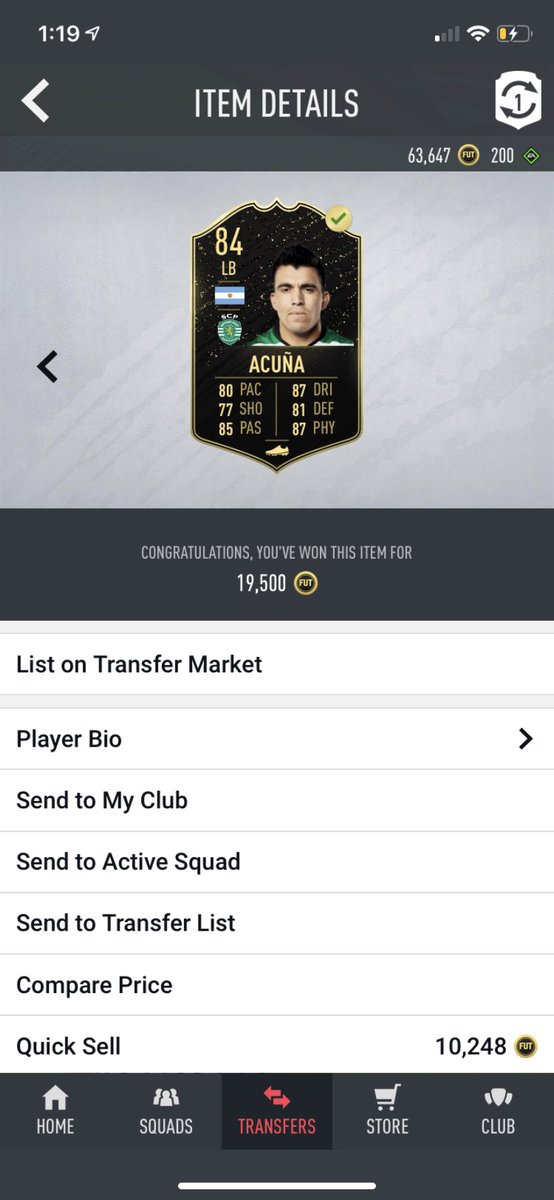 linkjmu1's tweet photo. @MattFUTTrading Buying into the hype, felt cute might delete later #TOTW6 #fifa20 https://t.co/C43uaFofdf