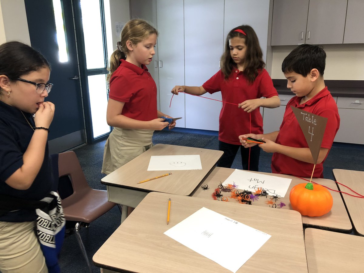 TamGranger's tweet photo. Great job setting up our first school wide design challenge @CannellaArnold!  Students had a blast trying to get all those critters out of the science room! 🕷 @CannellaElem @HCPSArea2 https://t.co/767Uc1XPvY