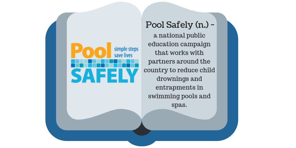 poolsafely's tweet photo. Safer: adjective, saf·er. 1. protected from or not exposed to danger or risk; not likely to be harmed. "By following simple safety steps, you can stay safer in and around the water." #NationalDictionaryDay https://t.co/CT6GdoLUPi