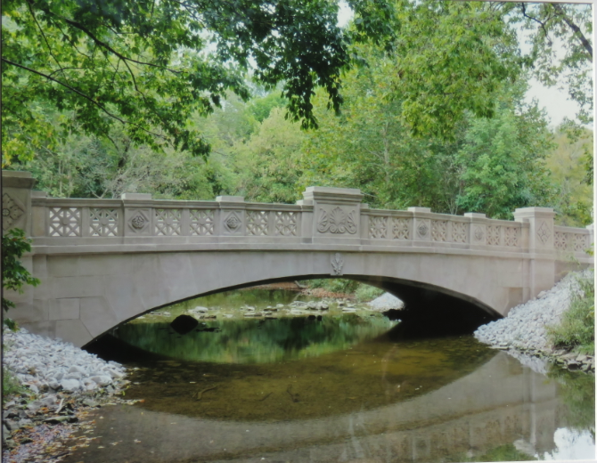 KYTCDistrict5's tweet image. A rededication ceremony was held yesterday for the Bernheim Memorial Bridge in Cherokee Park. The bridge rehabilitation was part of KYTC's Bridging Kentucky Initiative. The bridge, dedicated to Bernard and Rosa Dreyfuss Bernheim, first opened in 1933.