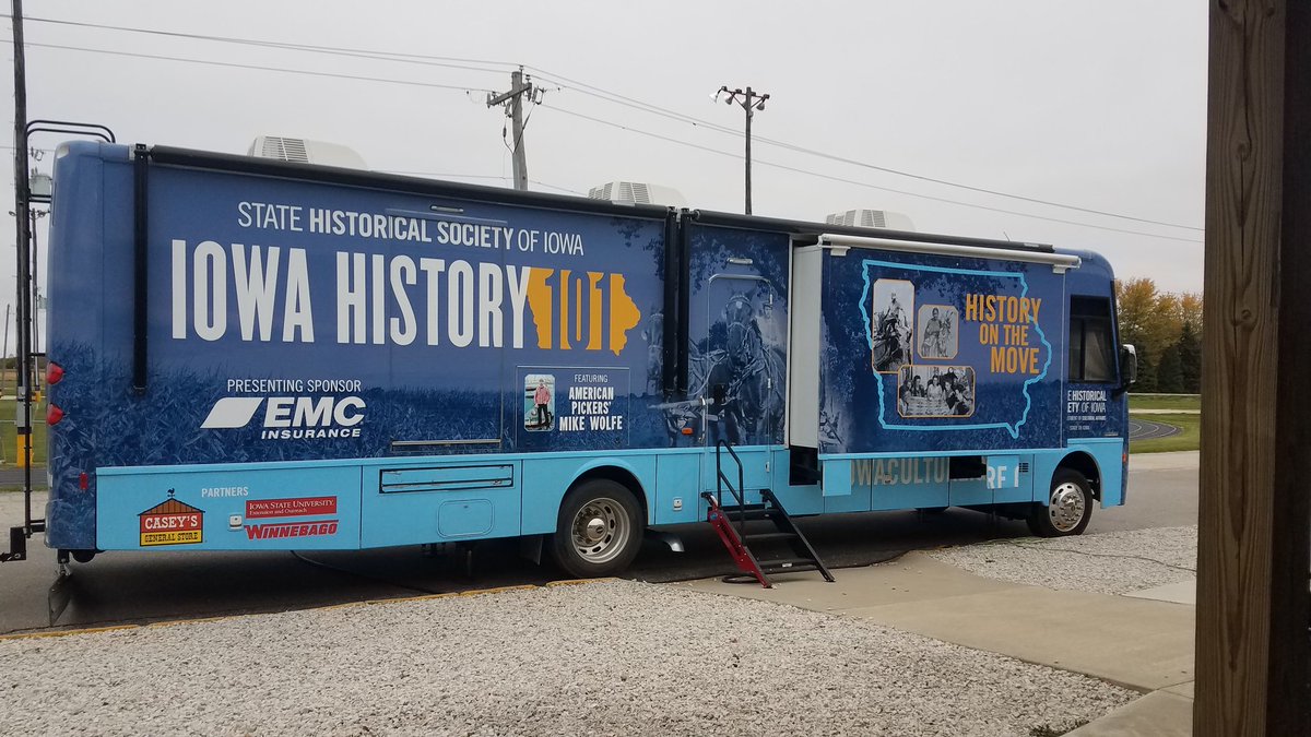 moreytech's tweet photo. WBM students touring the Iowa History 101 Museum. Thank you, Jessica &amp; State Historical Society of Iowa for this opportunity! #WolverineCountry #IowaHistory https://t.co/EBOvMOjdco