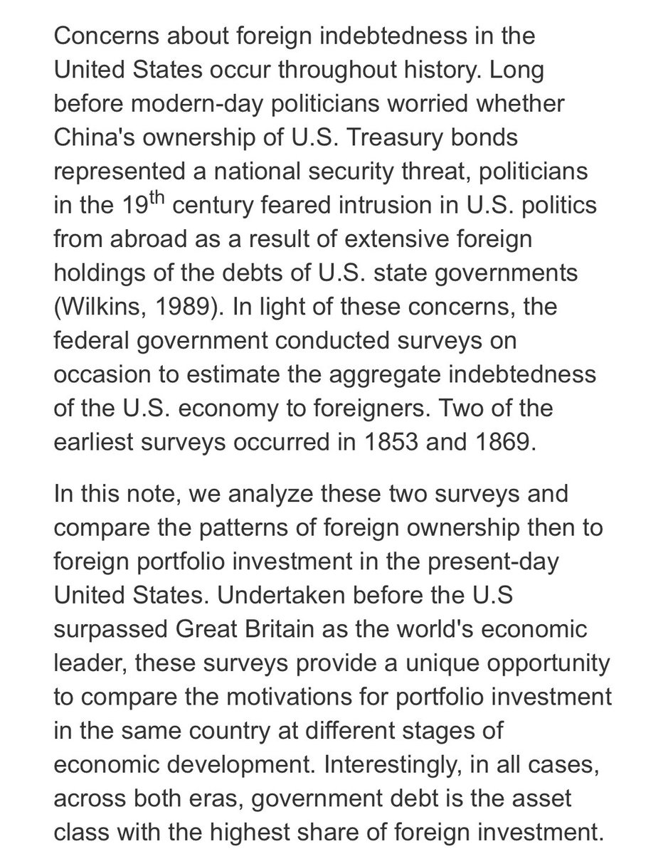 FEDS_Notes's tweet image. Foreign Portfolio Investment When the United States was an Emerging Market

Julio Monge and Colin Weiss federalreserve.gov/econres/notes/…