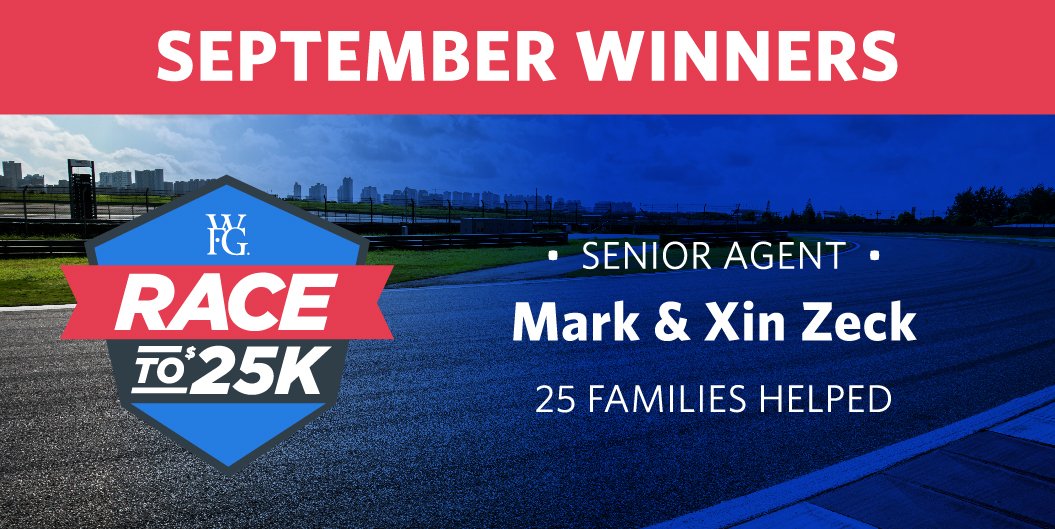 therealwfg's tweet photo. Congratulations to our #1 Race to 25k winners in each category for September. Helping families is at the foundation of everything we do, and these individuals are paving the way for the future of our organization. For a full list of winners, please visit MyWFG. https://t.co/ou2TXRMMle