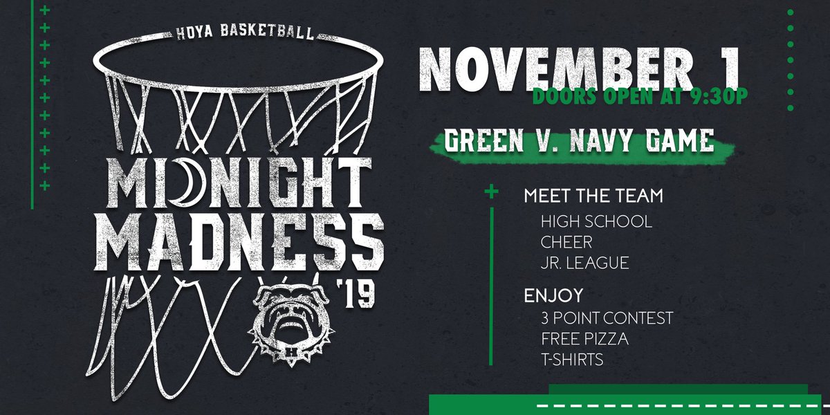 hoyabball's tweet photo. We are excited to usher in a new era of Harrison Basketball with #MidnightMadness in our new facility! Come catch all the action on Nov. 1st following our home football game vs Sequoyah!

https://t.co/bEAWwg59S4

#HoyaHeart https://t.co/QOi2q1haw6