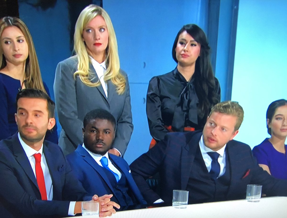 BemusedClaude's tweet photo. Thomas always looks like he’s fully prepared for a scrap 

#TheApprentice https://t.co/FbLOLQy3g1