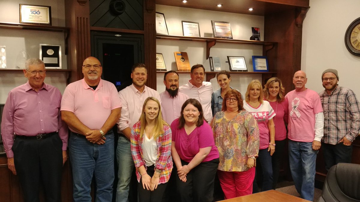 Every October, the office crew at Horizon sets a day aside for everyone to wear pink in support of Breast Cancer Awareness. Today was that day! To learn more or to donate to the cause visit the website: nationalbreastcancer.org/breast-cancer-…… #ThinkPink #BreastCancerAwareness #HorizonCares
