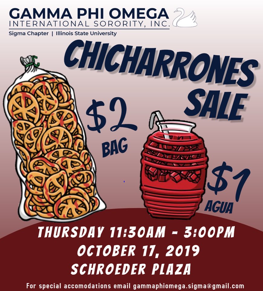 isu_gphio's tweet photo. Tomorrow! Stop by Schroeder Plaza for some tasty Chicharrónes and Aguas Frescas! https://t.co/qRj11So5XM