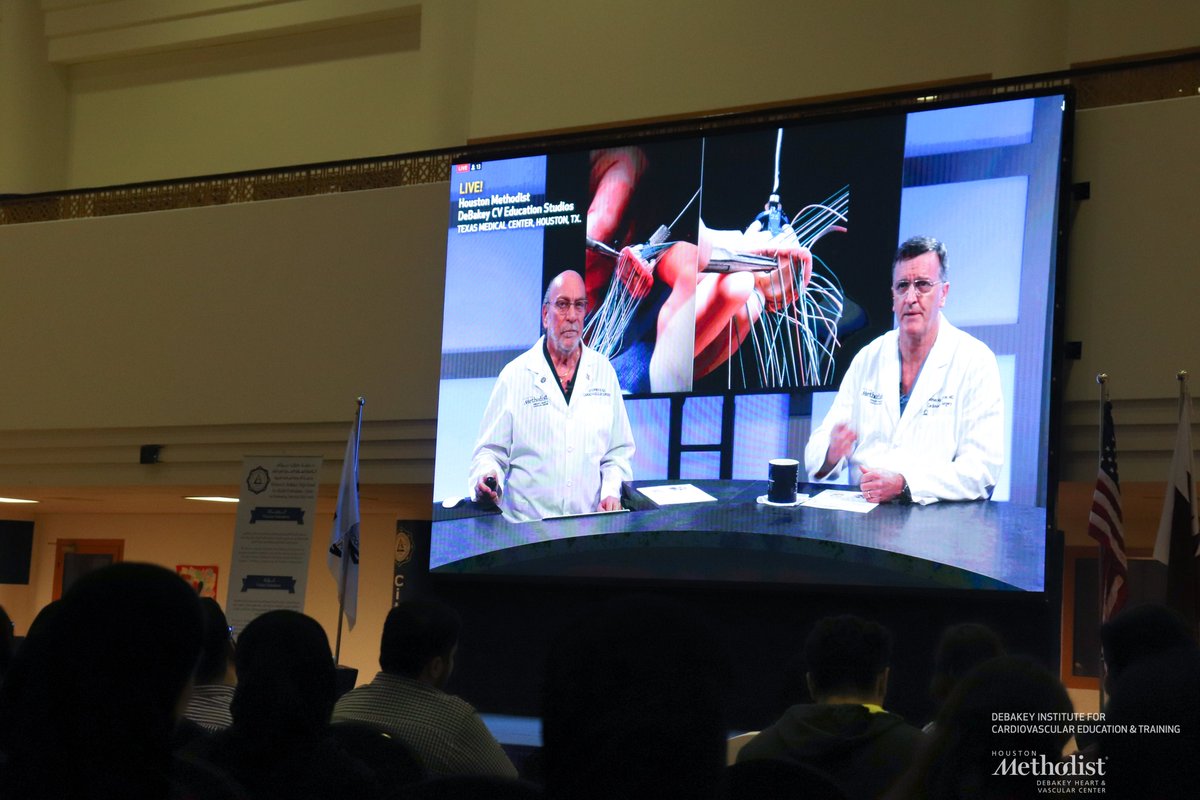 We're bringing live heart surgery to high school students in Houston &amp; Qatar! Behind the scenes at today's sutureless #SAVR broadcast to 295 #STEM students at DeBakey High Schools in Houston and Doha <a href="/debakeyqatar/">Michael E. DeBakey High School-Qatar</a> <a href="/DebakeyHSHP/">DeBakey HSHP</a> @LumsdenHMDHVC  <a href="/mramchandani/">Mahesh Ramchandani</a>