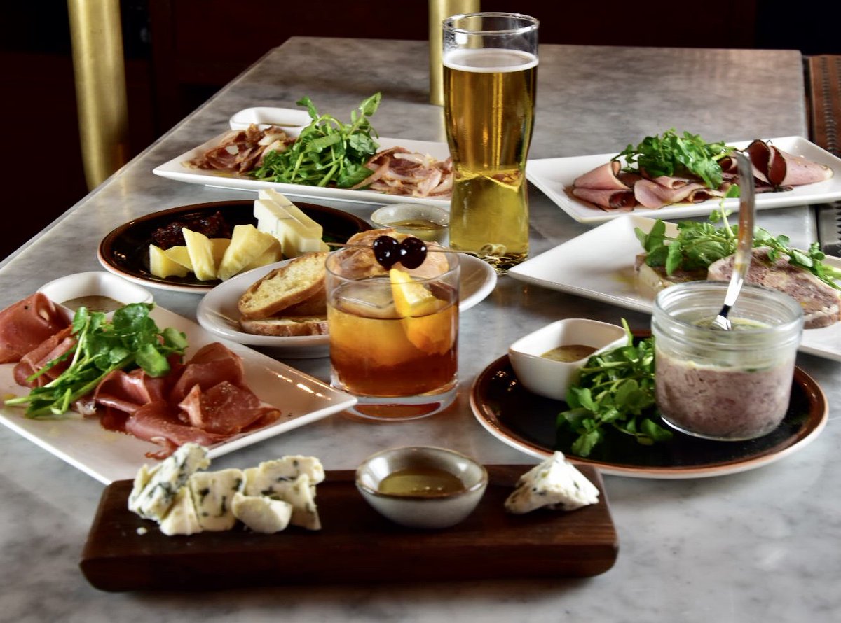 Introducing our new charcuterie and cheese bar, a mecca of meat featuring house-made pâtés, cured fish, aged ham and beef, and more from chef Marc Hennessy alongside cheeses from Wisconsin to Pennsylvania. Pull up a stool.