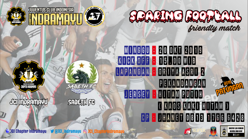 Hari Minggu kita juga ada acara loh...

Silaturahim dengan Sabeth FC Pekandangan Indramayu

Ayoo..merapat