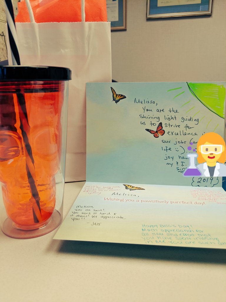 Dr Melissa E Murray I Would Not Enjoy Science Half As Much Without My Fantastic Team And Then They Go Surprising Me With A Happybossday Thank You J Tranovich Aliastar Sydney Labuzan Billiematchett
