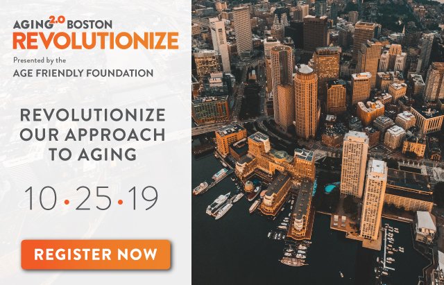 Aging2Boston's tweet image. Been procrastinating about your ticket for #Revolutionize2019? Don&apos;t wait any longer! Remaining tickets going fast eventbrite.com/e/aging20-revo… … @aging20 @AARP @BenchmarkSL @5StarSenior @MassMutual #Sopmo #agetech