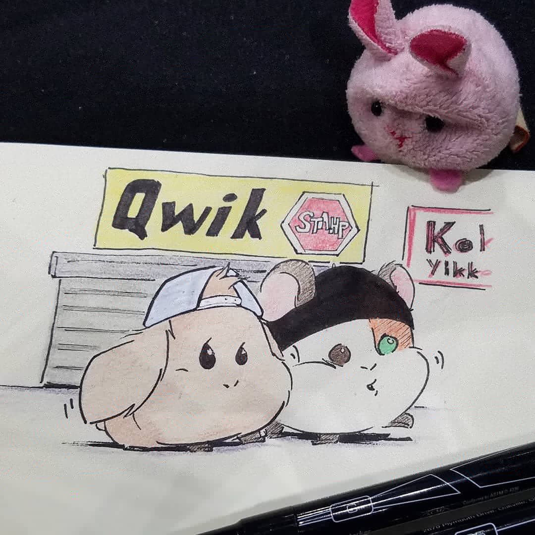 ArtbyMaryC's tweet photo. #inktober 12
Listen, it was the third day of con on my last brain cell this was gonna be Dough and Waffle but then the epiphany hit that it would be Pretzel &amp; Scotch i need a nap
#inktober2019 #quickstop #quickstopgroceries #jayandsilentbob #clerks #viewaskewniverse https://t.co/KGuGcV38Uq