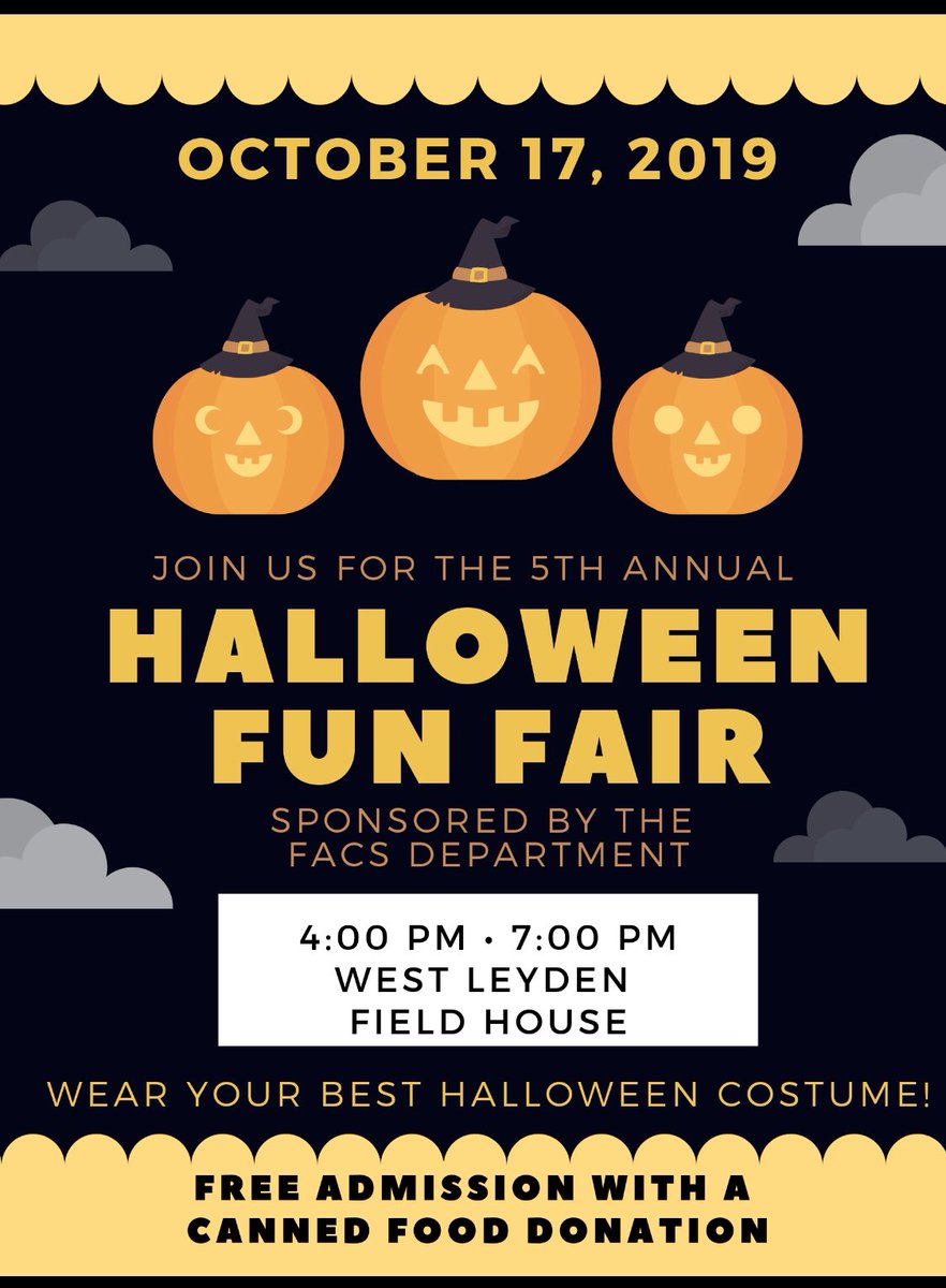 LHS_MrsJeske's tweet photo. Don’t forget to stop by our annual Halloween Fun Fair in the West Leyden Field House tomorrow for spooky games, crafts, and treats! 🎃👻 #leydenpride https://t.co/OKPmO6mv7S