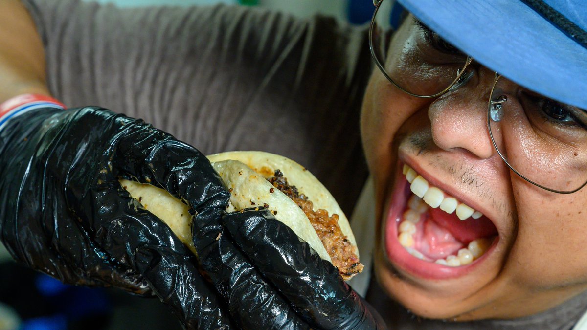 Joe yells at each Sloppy Juan before it is packaged so that it knows what it's purpose is before being eaten. #bedelicious