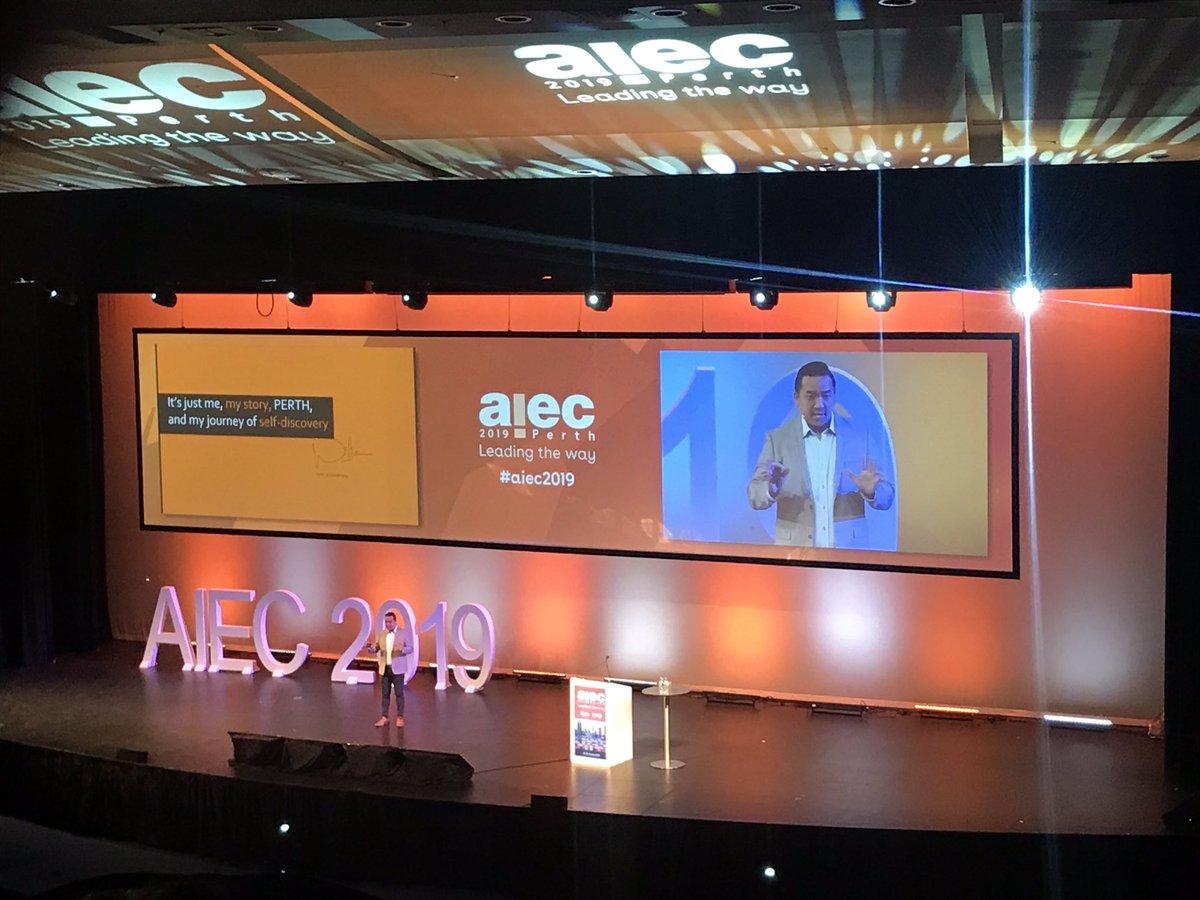 Terima kasih banyak William. An uplifting way to start today at #AIEC2019 hearing your story - an inspiring #international student from #Indonesia, full of optimism and appreciation. Definitely attributes I have learnt from Indonesian friends over the years. #terimakasih