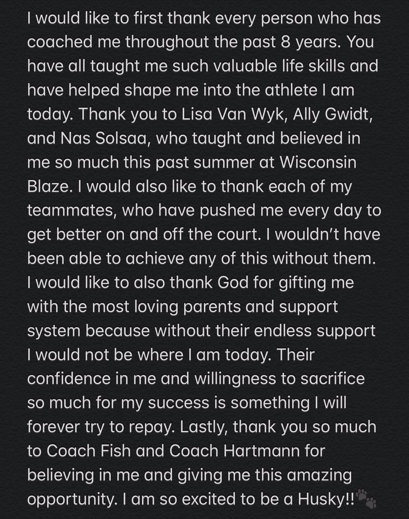 I am so beyond excited to announce my verbal commitment to further my academic and athletic career at St. Cloud State University!!❤️🐾 @SCSUHUSKIES_WBB <a href="/stcloudstate/">St. Cloud State</a>