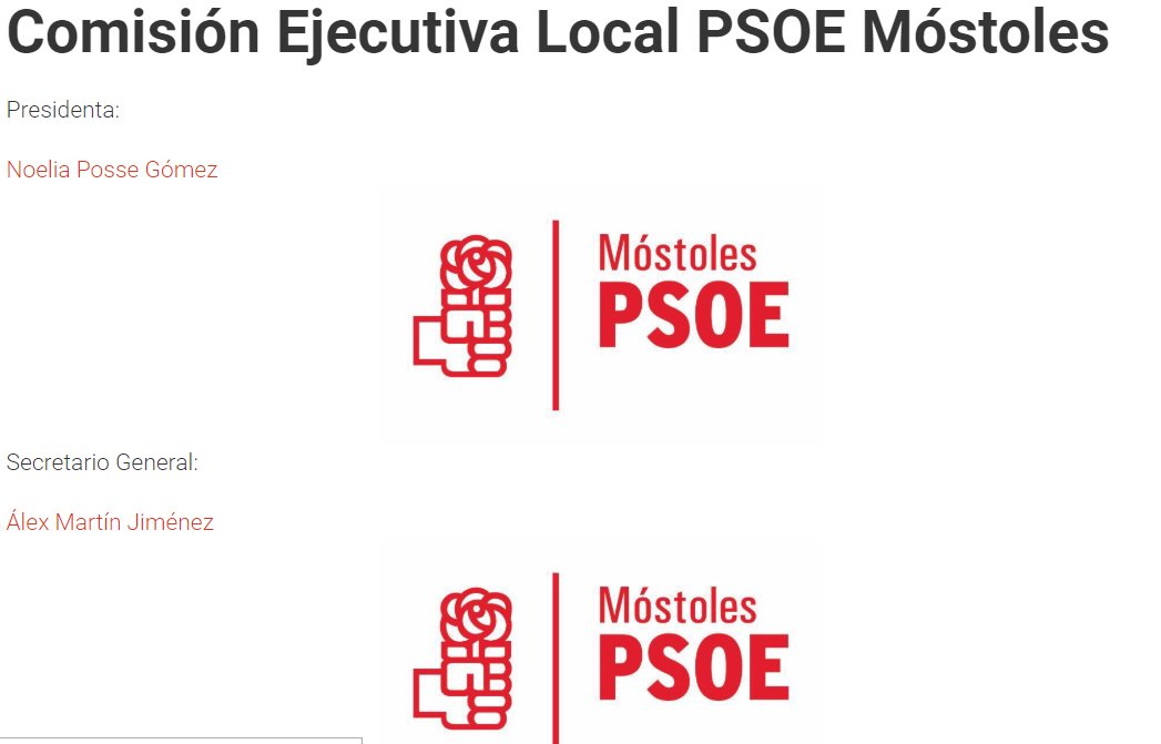 PMostoles2018's tweet photo. El @PSMostoles  y el @psoe_m también mantiene en sus cargos orgánicos a #NoeliaPosse pese a la suspensión de militancia. Pasividad?, Connivencia? #Móstoles @PSMostoles  @psoe_m  @conJoseMFranco @jmrdezuribes https://t.co/eGv6oZOrEo