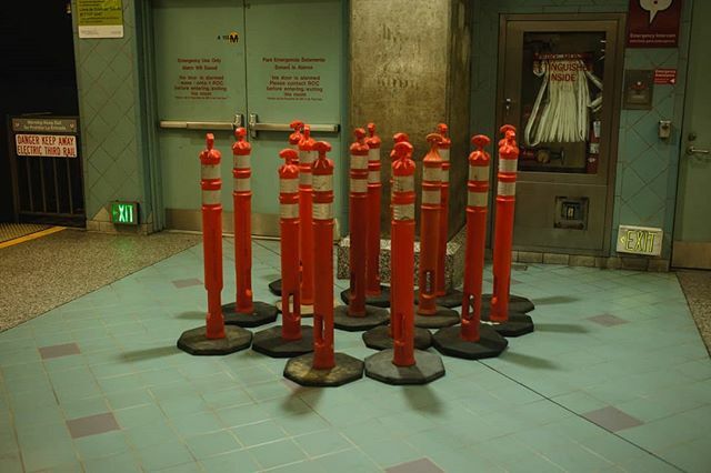 Art installation in LA Metro... not sure what it means ift.tt/2MQDsAp