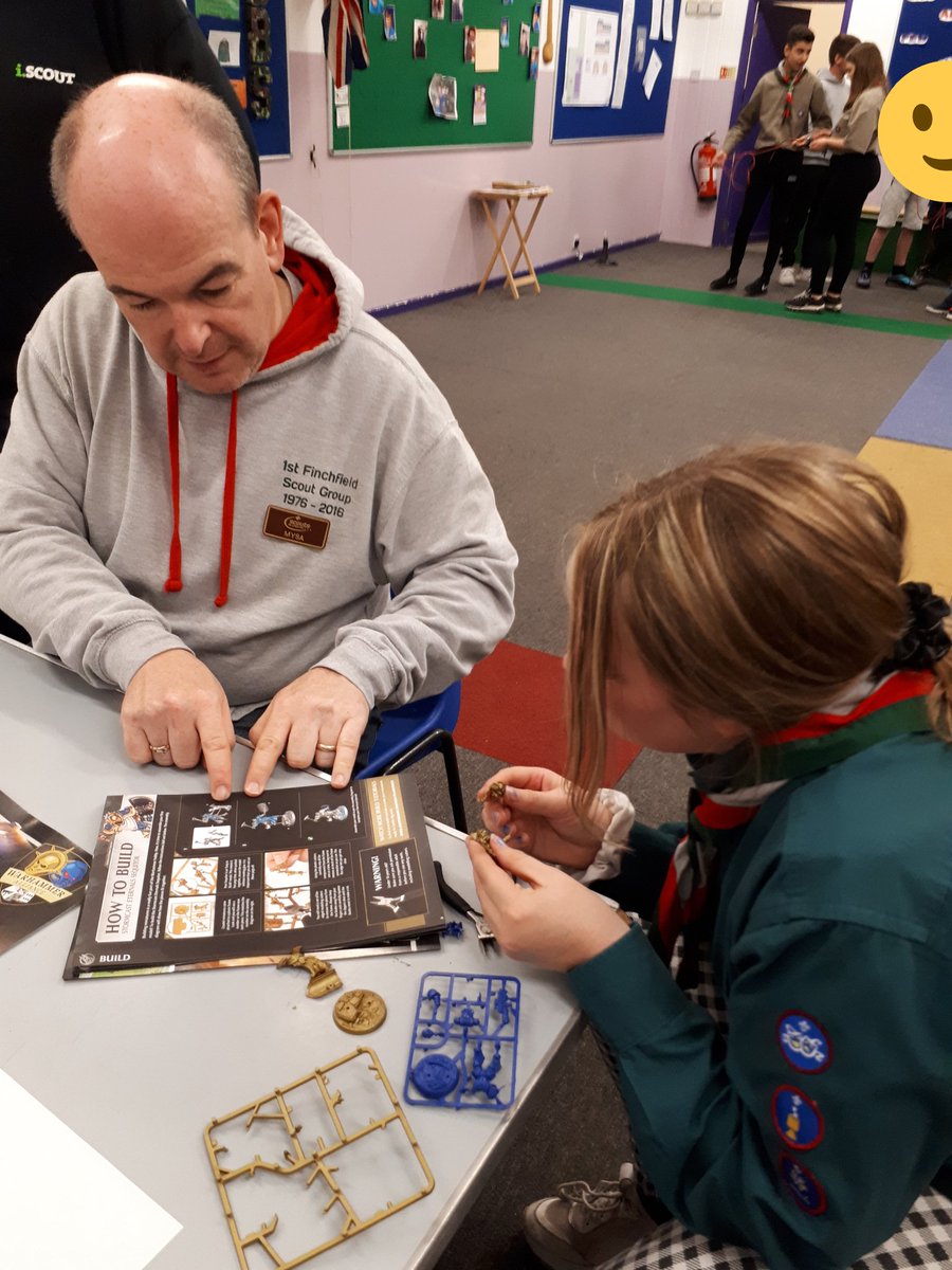 1stFinchfieldSc's tweet photo. #crowdfundWolves
Please dig deep and help fund our new scout building, now matter how big or small, every penny counts. Thankyou
Tonight the scouts painted warhammer models and practised their knots. https://t.co/d3lg702rUw