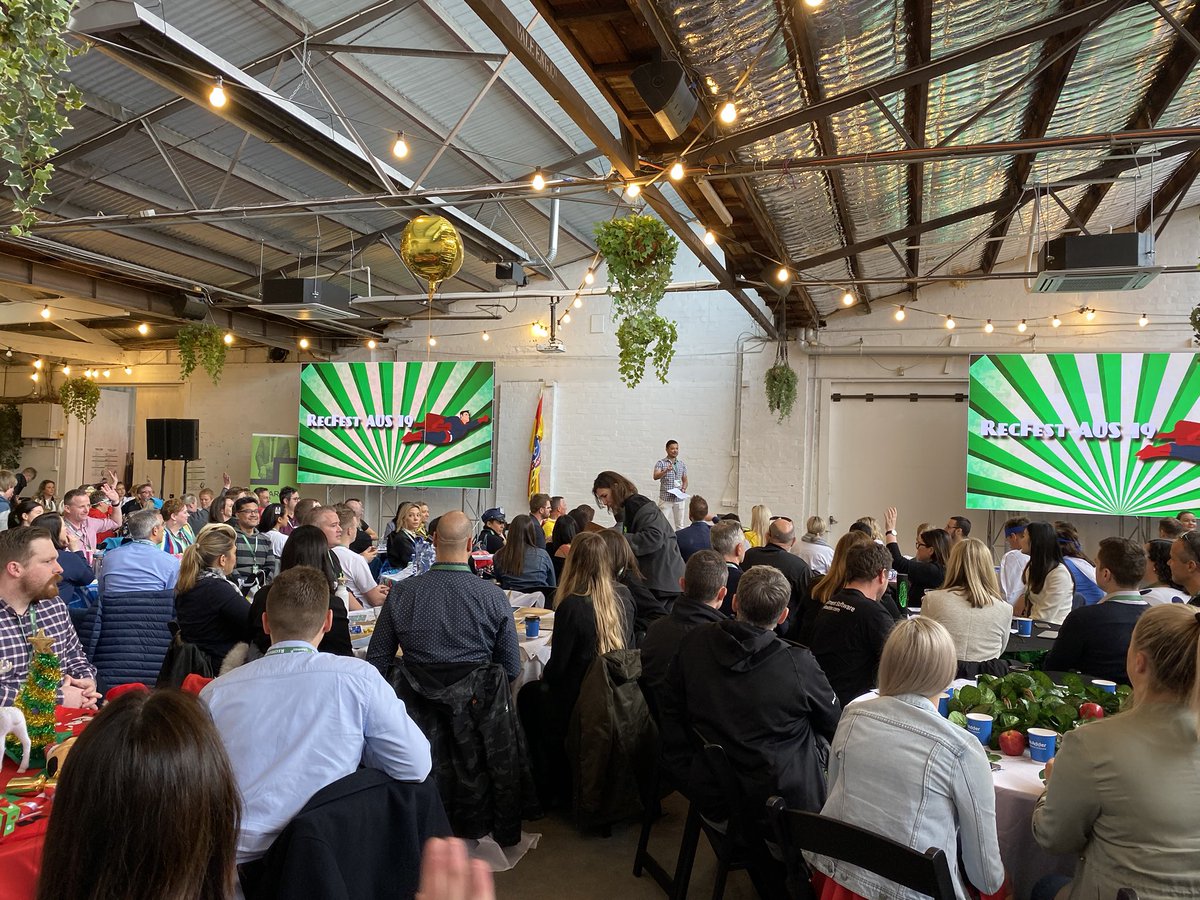 #recfest19 has started - looking forward to a huge day at the <a href="/HROnboard/">HROnboard</a> table