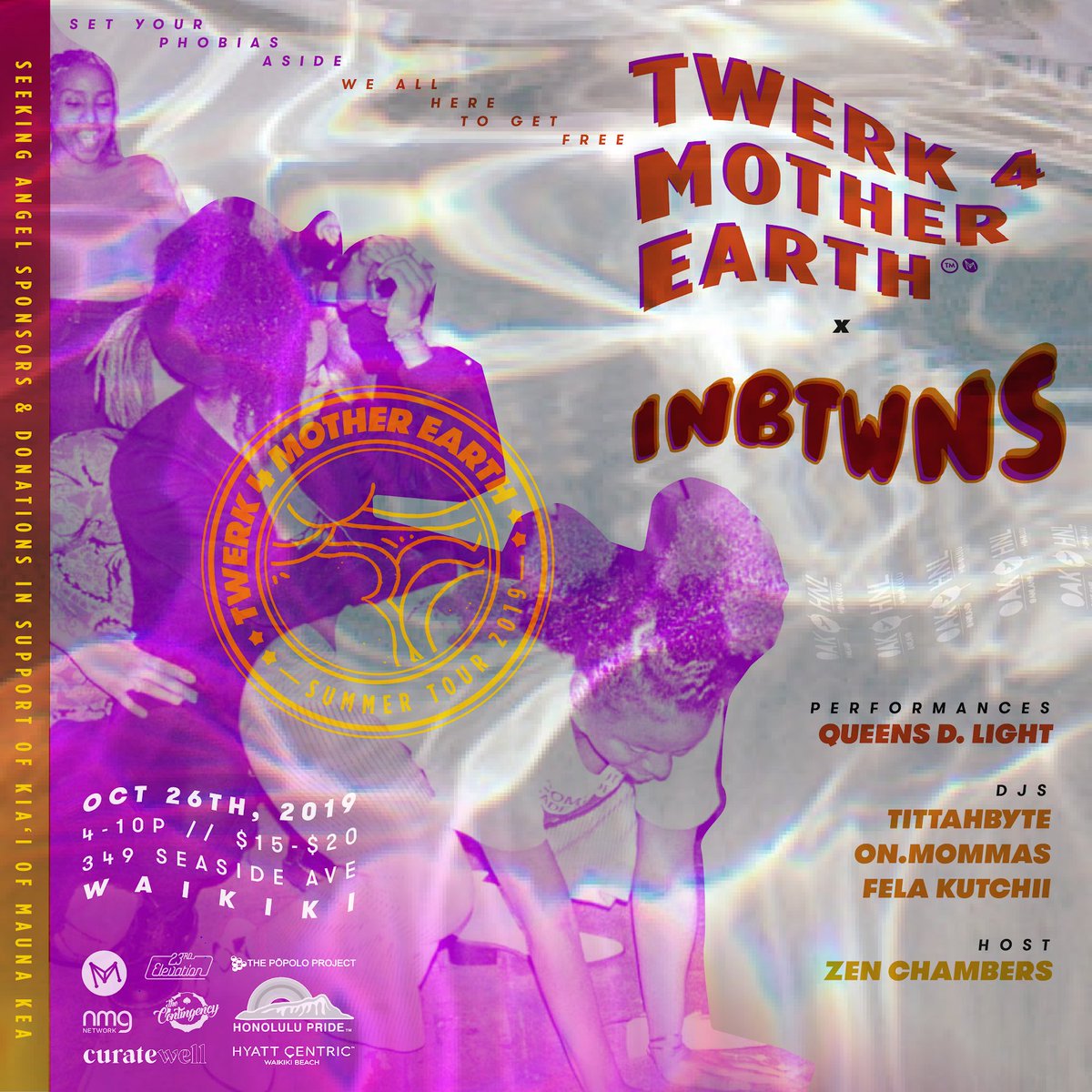 QueensDlight's tweet photo. Y’all! I’m performing for Honolulu pride at #Twerk4motherearth  🌍 

Shout out @openiiiiiiiii for being the brains on this one! 

We gonna be sending funds to support Kia’I of Mauna Kea so Get tickets now or donate ! vemno :@houseofmalico . https://t.co/bh4hsnhj4G https://t.co/JNlE4jtSRS