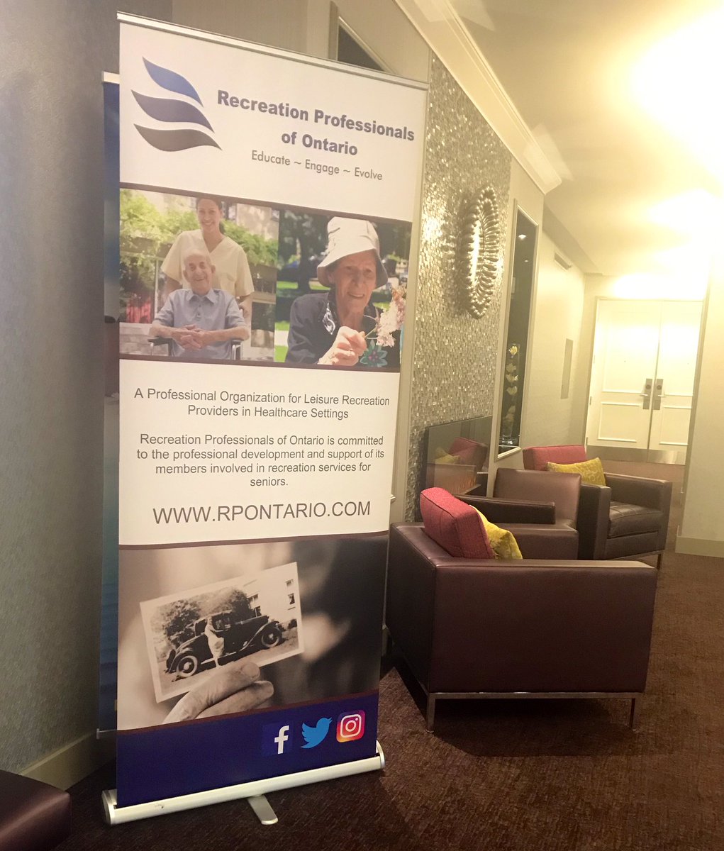 Here at <a href="/RPOntario/">Recreation Professionals of Ontario</a>’s annual conference! Looking forward to engaging with passionate #recreation professionals from across Ont and presenting about how to integrate therapeutic silence into practice w <a href="/kristinetheurer/">Kristine Theurer</a> of @JavaGroupProg tomorrow!  #clriconnects