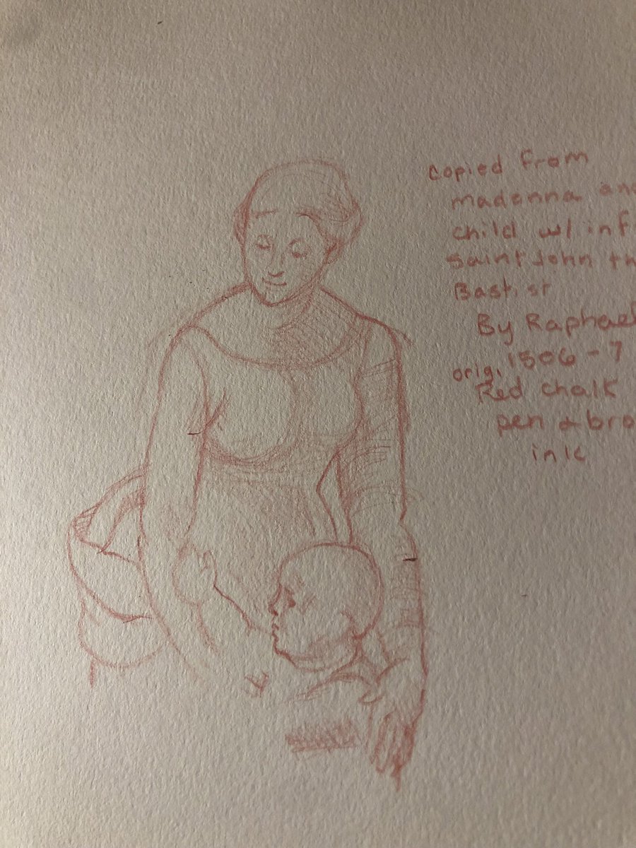 guendolenjacobs's tweet photo. Iβve drove head first into another fascination. As I read Cennino, an artist of the early 16th century about the apprenticeship of an artist, Iβve decided to learn what I can from the works they left behind, mainly Raphael. #art #artwork #learningfromthemasters https://t.co/PCoCoke7pM
