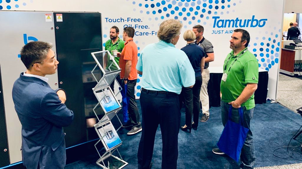 TamturboPlc's tweet photo. A big thank you from the Tamturbo team to all of you whom visited us @CABPEXPO in Nashville.
We enjoyed many inspiring conversations and we are thrilled of the continued high level of interest in our 100% #oilfree #compressor technology.
https://t.co/HIhOadT4Uq https://t.co/oVw92JsCE6
